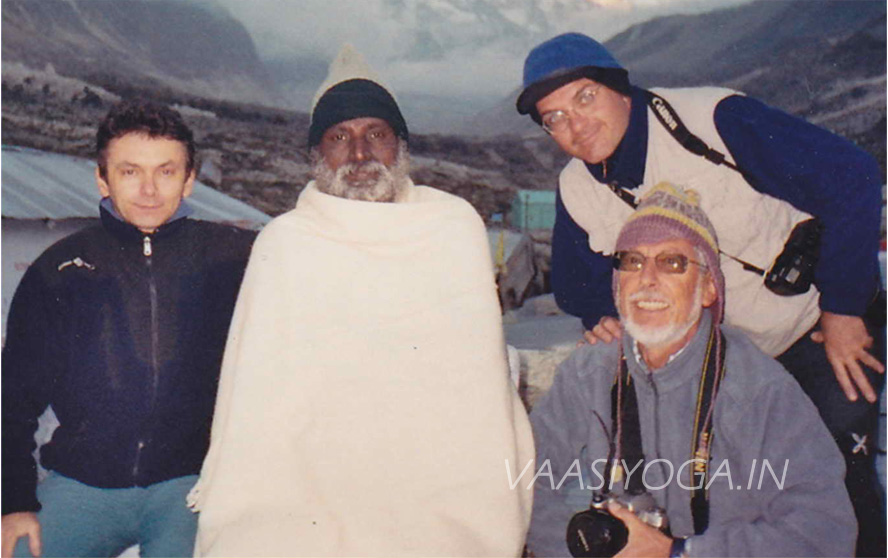 Swamiji with Disciples in Himalayas